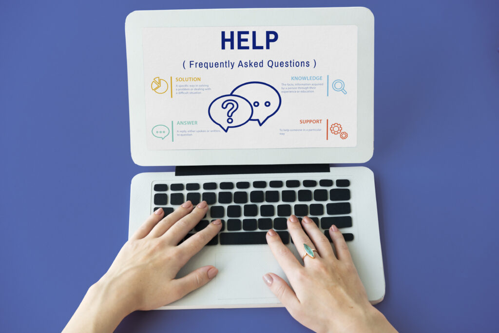 faqs customer service icon concept faqs customer service icon concept